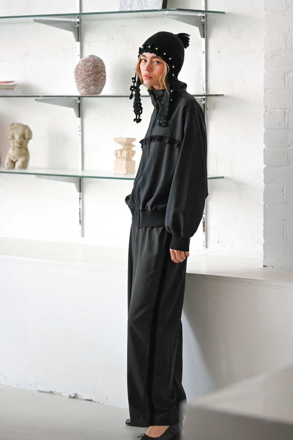 JANA BOMBER  | BLACK