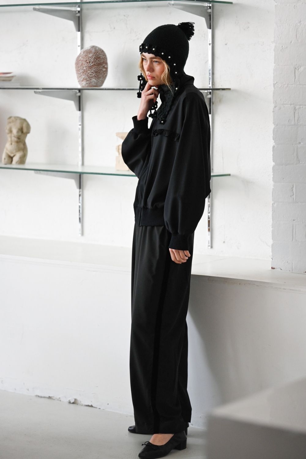 JANA BOMBER  | BLACK