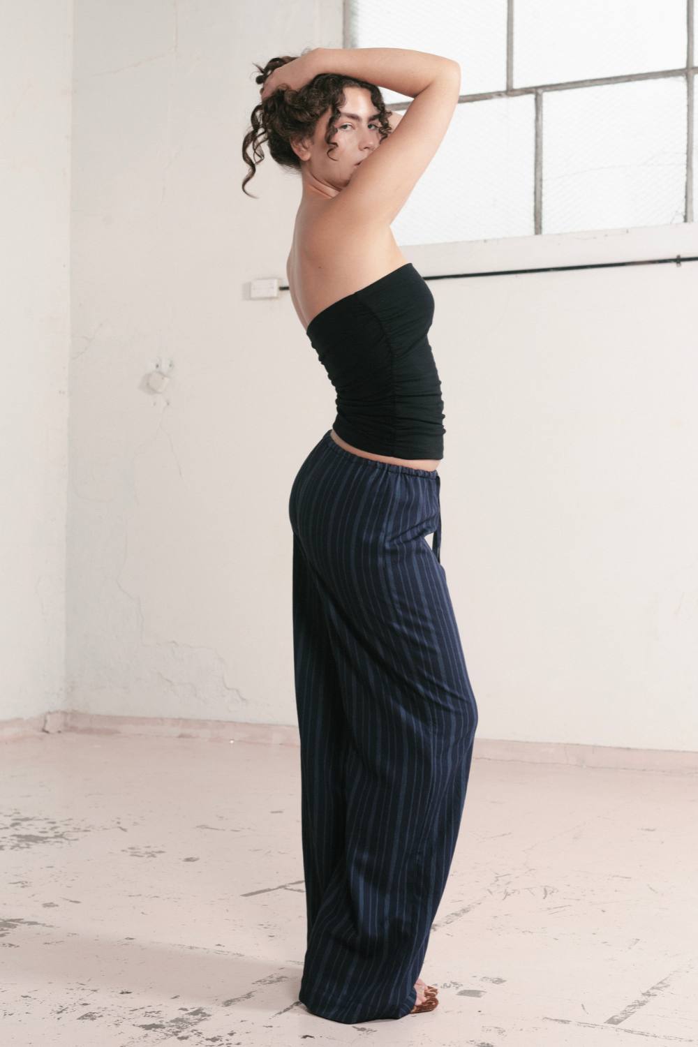 SARAH DRAWSTRING PANT | MIDNIGHT BLUE