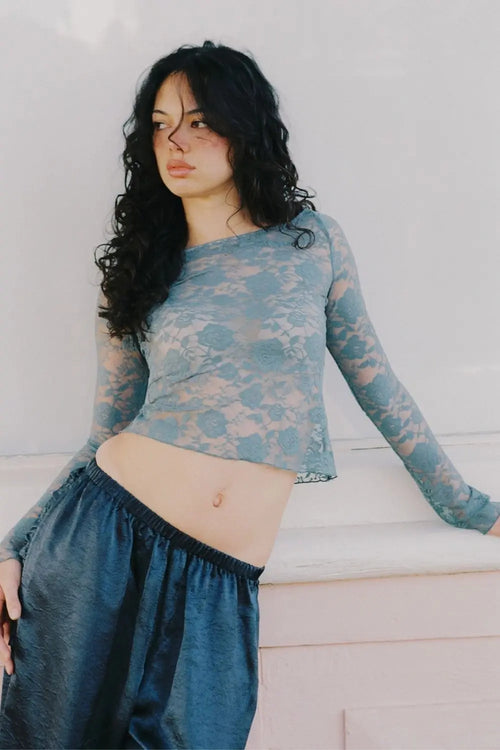 CHLOE SATIN SHORT | INK