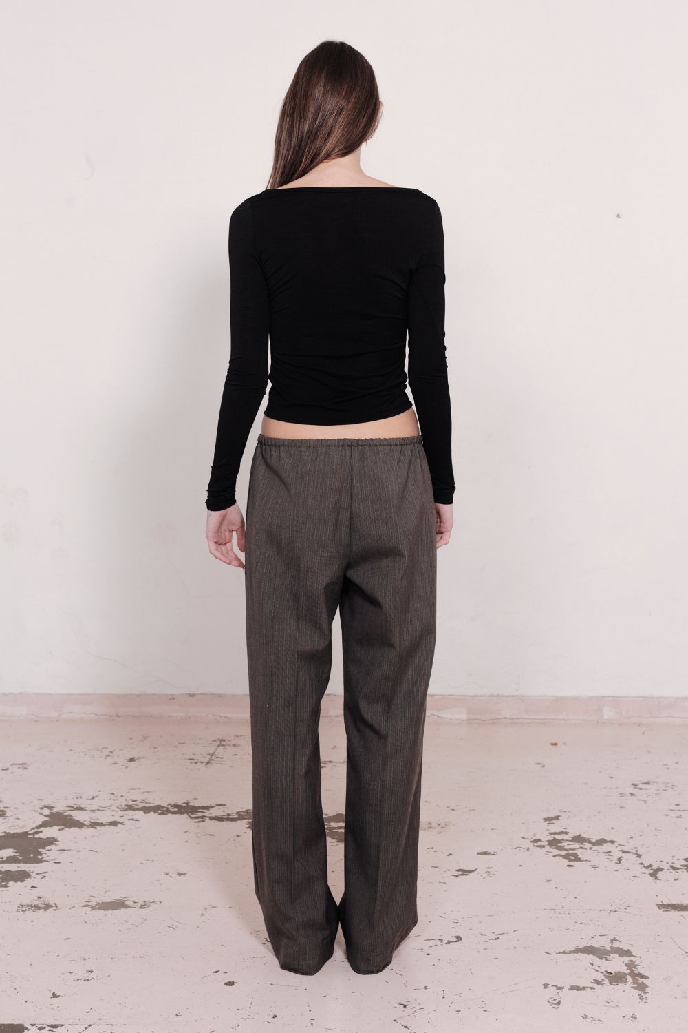 RELAXED DRAWSTRING PANT | CHARCOAL