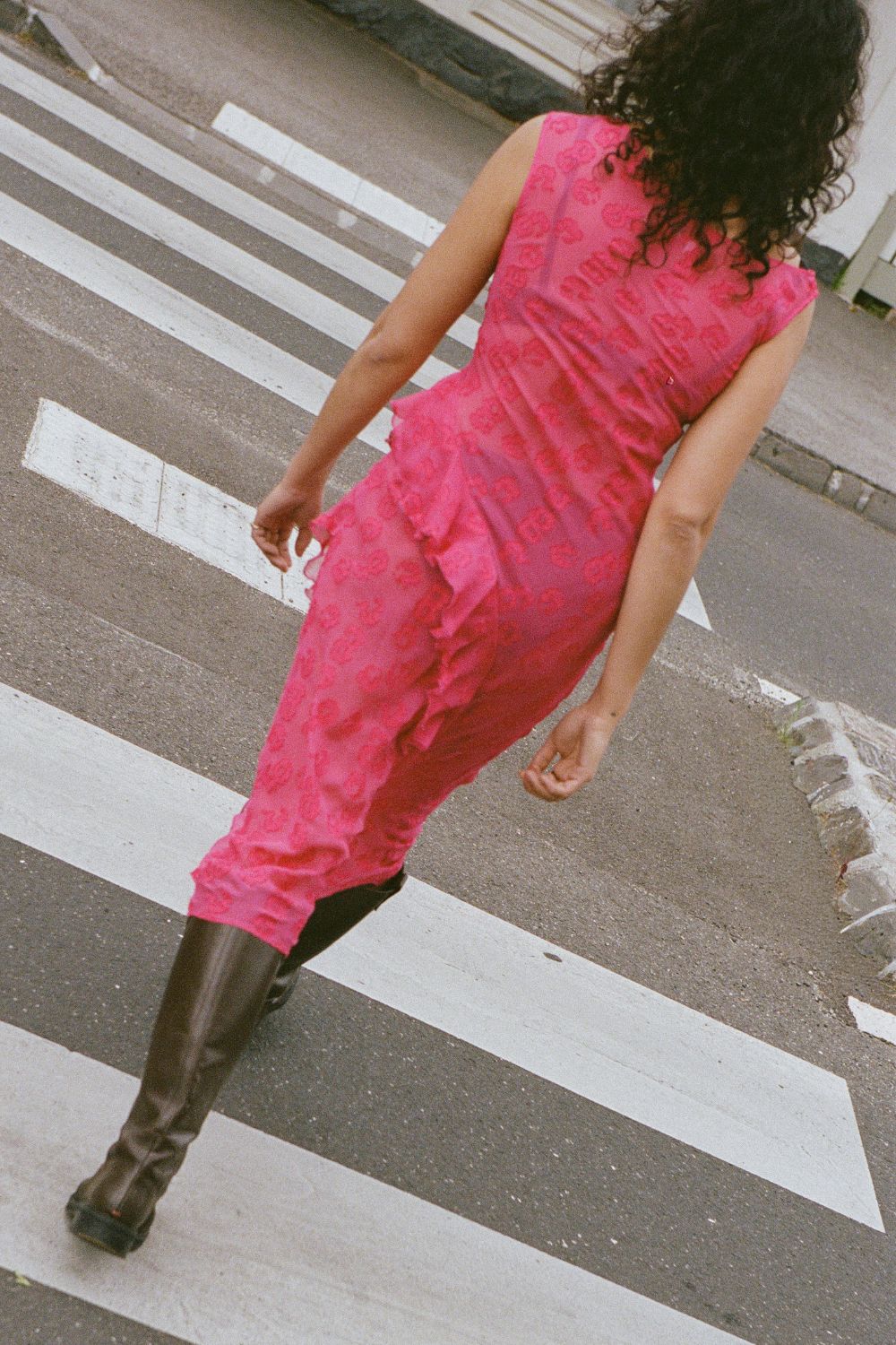 CLARE DRESS | FUSHIA
