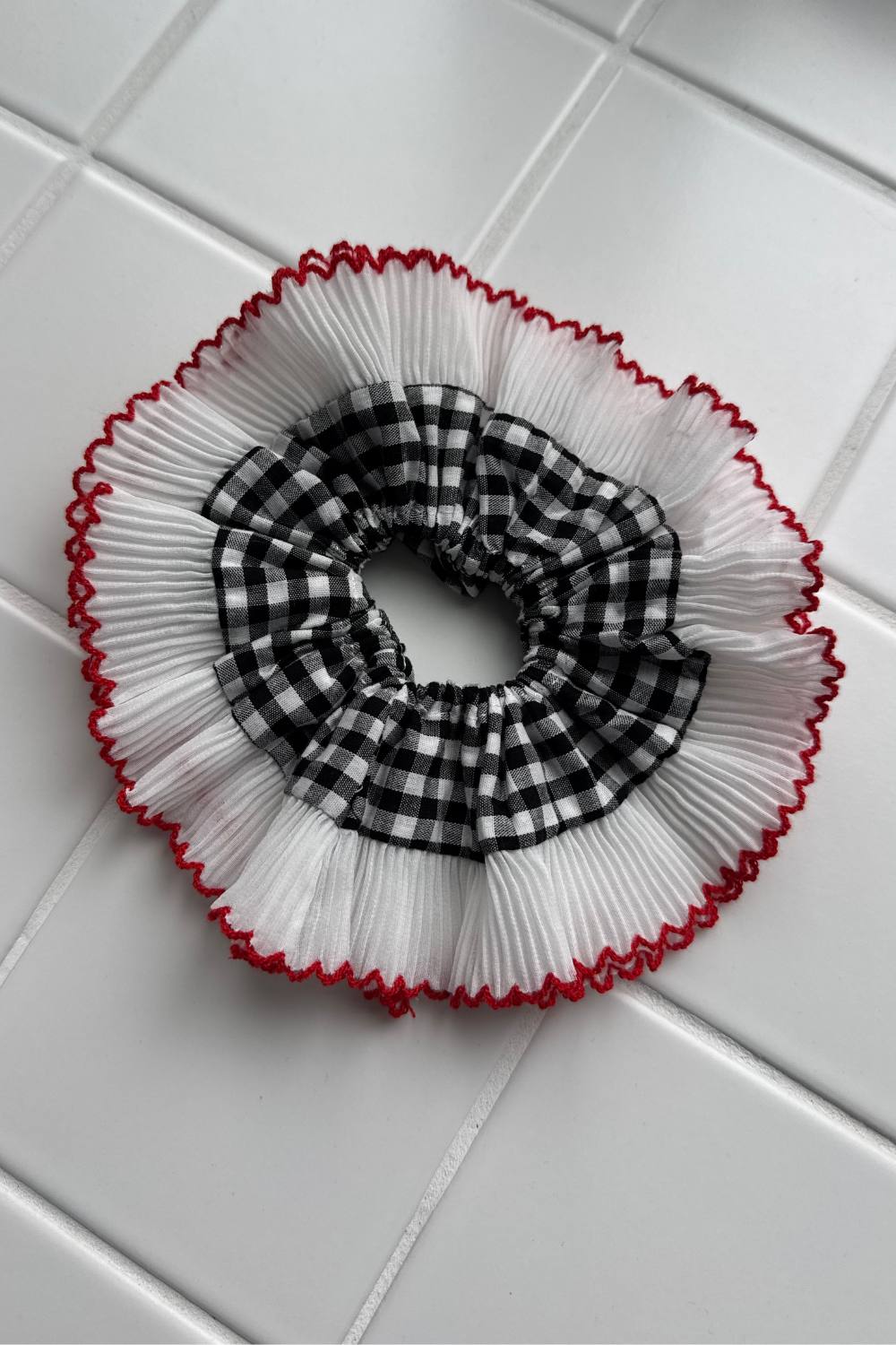 GINGHAM SCRUNCHIE | 2 TONE