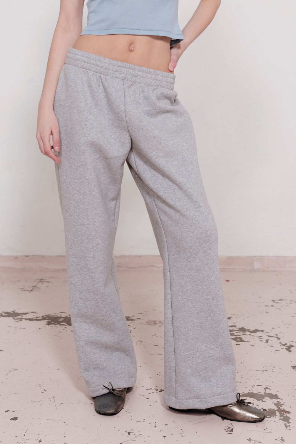GIGI TRACK PANT | GREY MARLE
