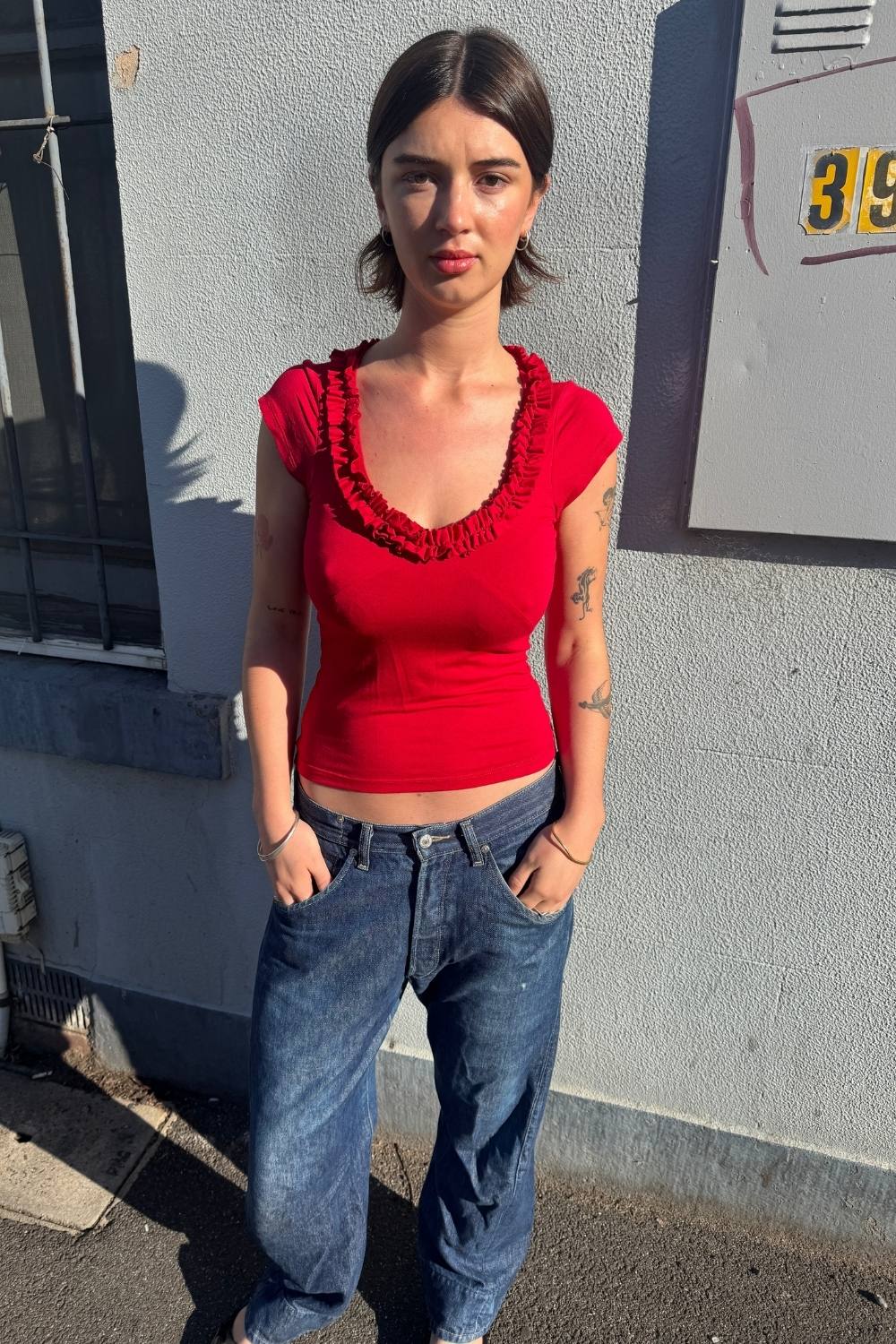 COCO CAP SLEEVE | CHERRY