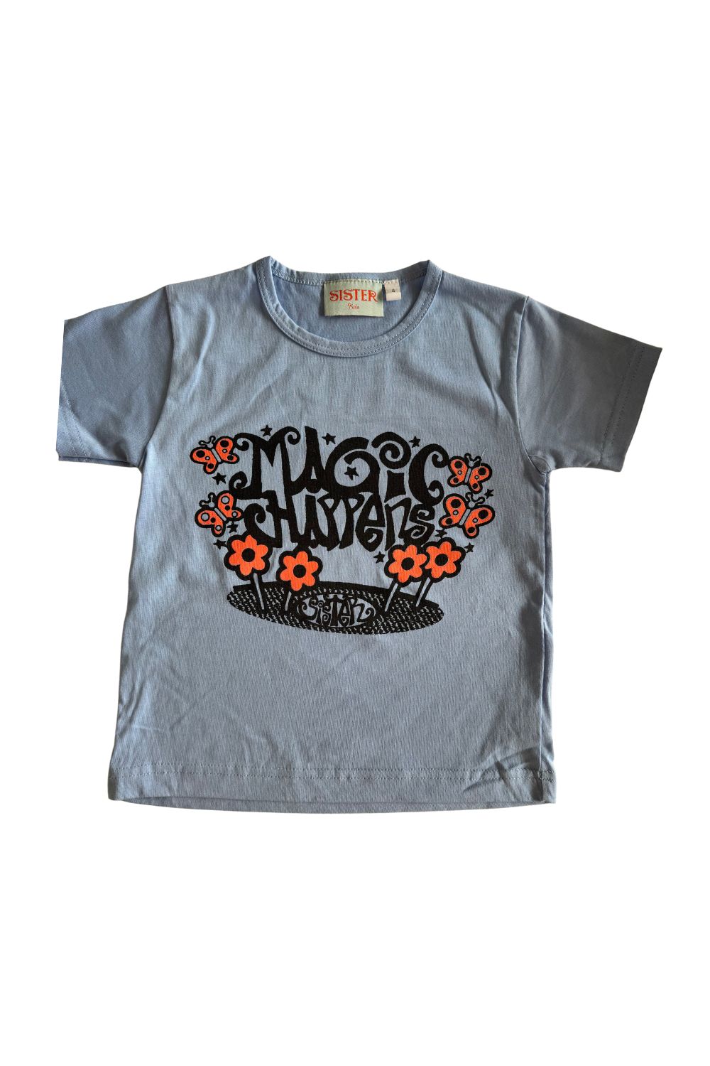 MAGIC HAPPENS KIDS TEE | POWDER BLUE