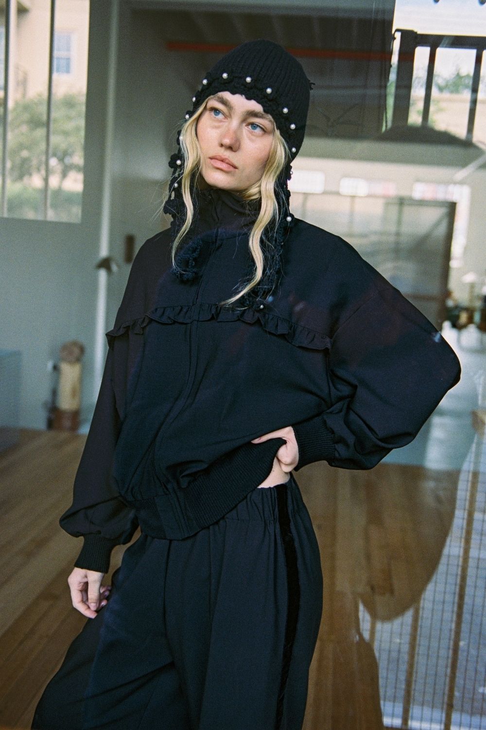 JANA BOMBER  | BLACK