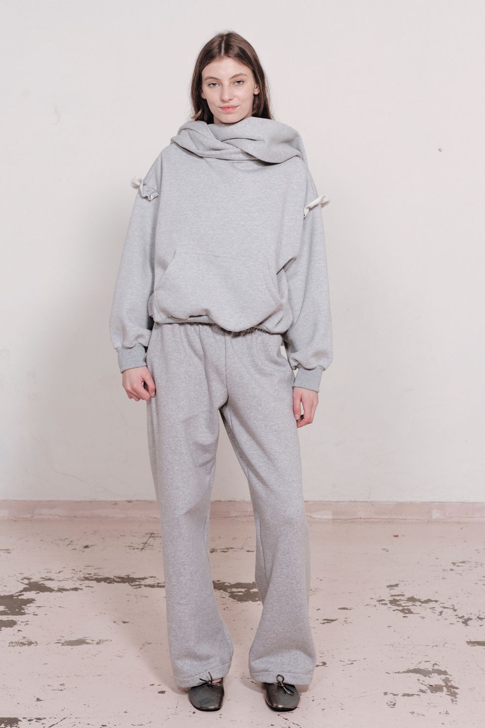 GIGI TRACK PANT | GREY MARLE